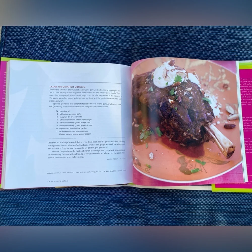 Cuisine a Latina Michelle Bernstein autograph cookbook